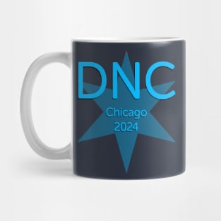 2024 Democratic National Convention Chicago All Blue Star Mug